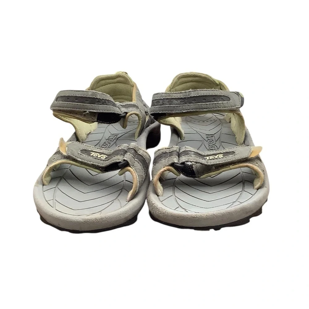 Teva Gray Sport Sandals with Adjustable Straps and‎ Rubber Sole size 10